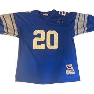 VTG. Detroit Lions Barry Sanders #20 Mitchell & Ness NFL Throwback Jersey SZ 56